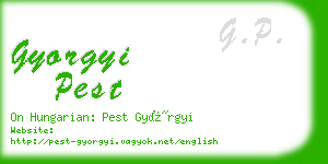 gyorgyi pest business card